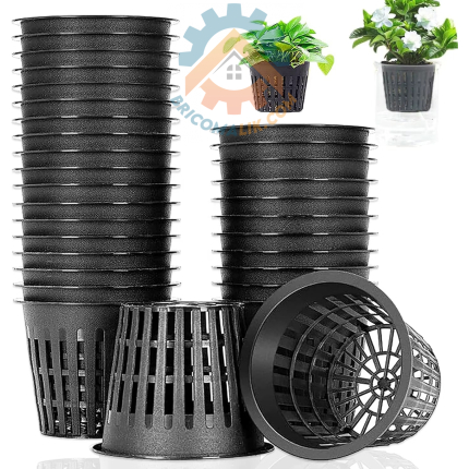 Pots en filet 3" en plastique – Hydroponie & Aquaponie